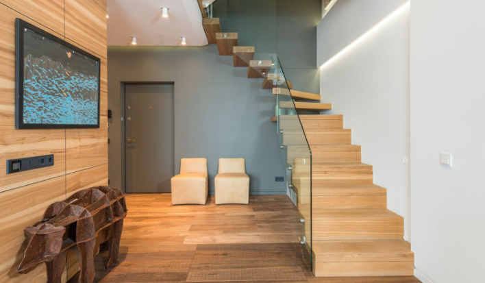 Glass Stair Case